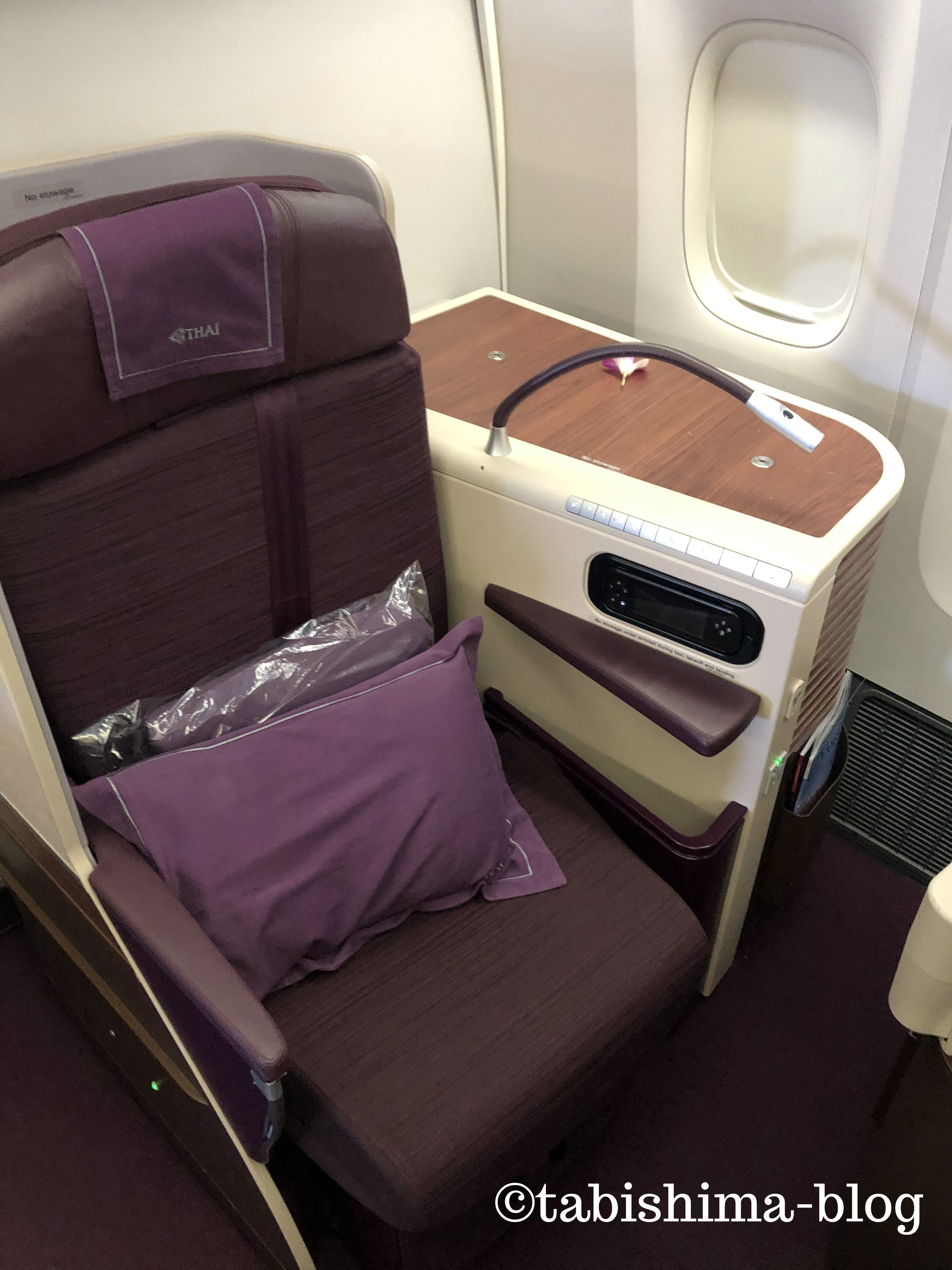 タイ航空 ビジネスクラス搭乗記 バンコク 関空編 旅島のブログ